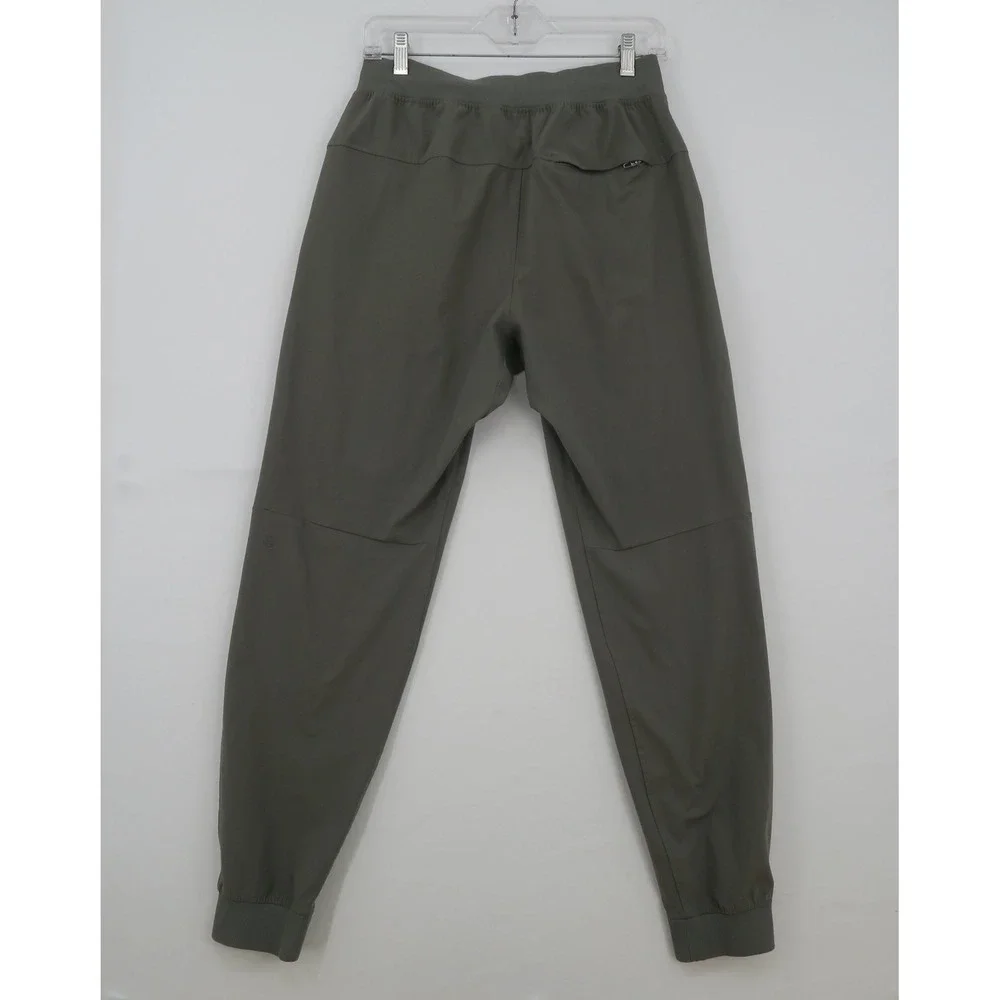 Lululemon Lab Joggers Mens Medium Olive Green Athletic Tapered Sweatpants Pants